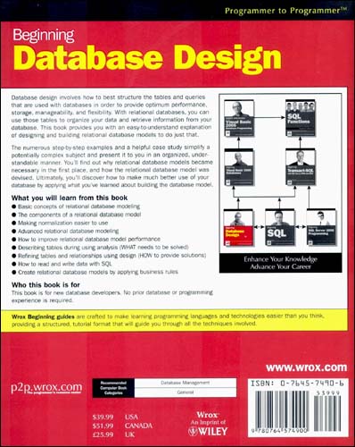 Beginning Database Design