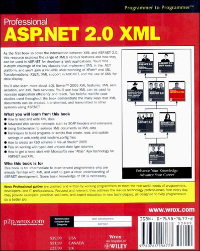 Professional ASP.NET 2.0 XML