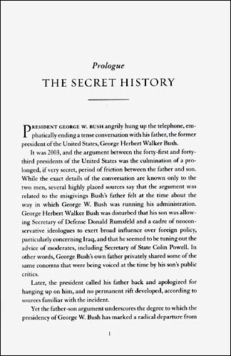 State of War: The Secret History of the C.I.A. and the Bush Administration