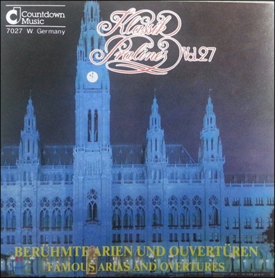 [중고] Klassik Pralines Vol.27 - Beruhmte Arien und Ouverturen Famous Arias and Overtures  (수입/7027)