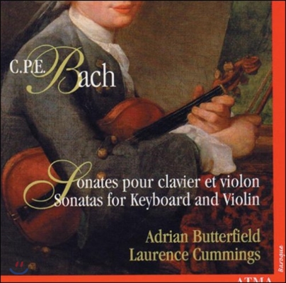 Adrian Butterfield C.P.E. 바흐: 건반과 바이올린을 위한 소나타 (C.P.E.Bach: Sonatas for Keyboard and Violin)