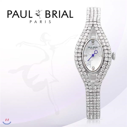 폴브리알(PAUL BRIAL) 여성시계(보르도/PB8005QWS/팔찌밴드)
