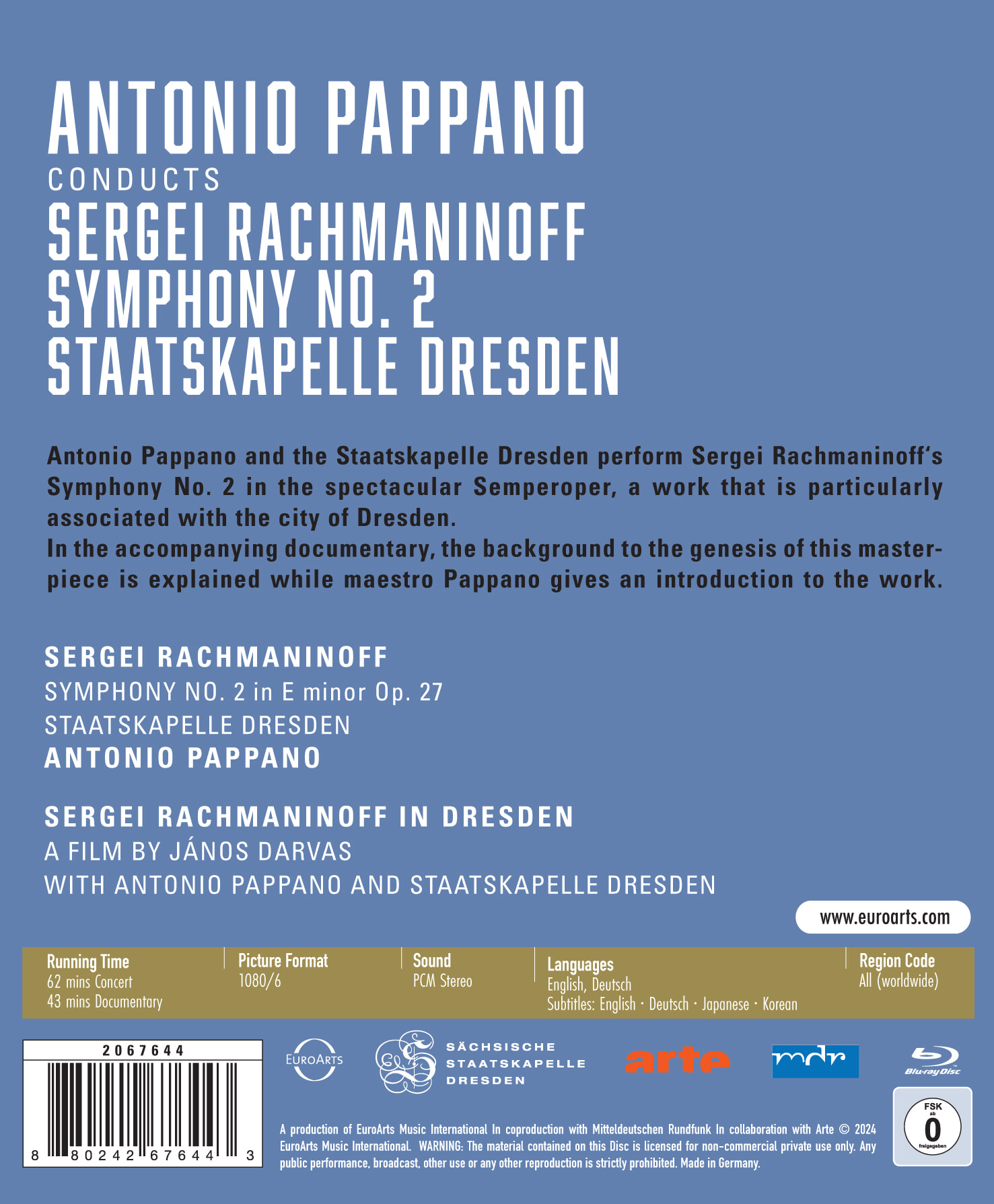 Antonio Pappano 라흐마니노프: 교향곡 2번 (Rachmaninoff: Symphony No.2)