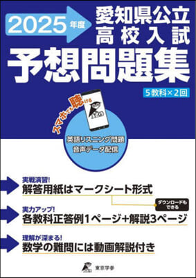 ’25 愛知縣公立高校入試予想問題集