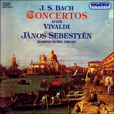 Janos Sebestyen 바흐: 비발디 협주곡 편곡집 - 건반악기 버전 (Bach: Concertos After Vivaldi)