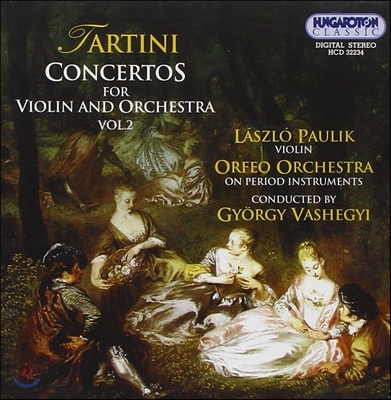 Laszlo Paulik 타르티니: 바이올린 협주곡 2집 (Tartini: Concertos for Violin and Orchestra Vol.2)