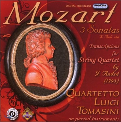 Quartetto Luigi Tomasini 모차르트: 소나타, 피아노 삼중주 - 현악 사중주 편곡 버전 (Mozart: Piano Trios, Sonatas - Transcriptions for Quartet)