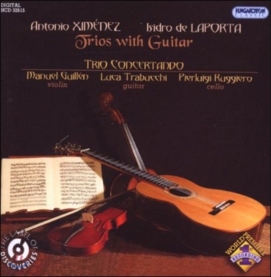 Trio Concertando 18세기 스페인 기타 트리오 - 히메네즈 / 라포르타: 기타 삼중주 (Ximenez / Laporta: Trios With Guitar)
