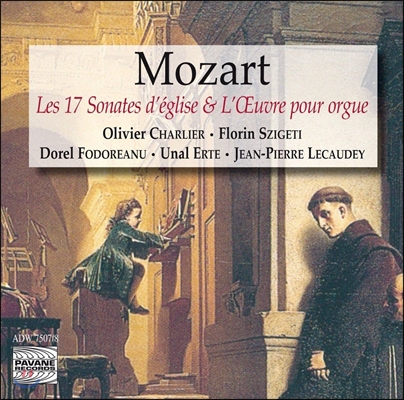Olivier Charlier 모차르트: 교회 소나타, 오르간 작품집 (Mozart: 17 Church Sonatas, Organ Works)
