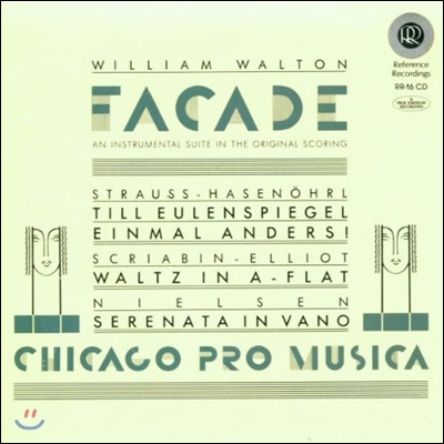 Chicago Pro Musica 월턴: 파사드 조곡 (Walton: Facade, an Instrumental Suite in the Original Scoring)