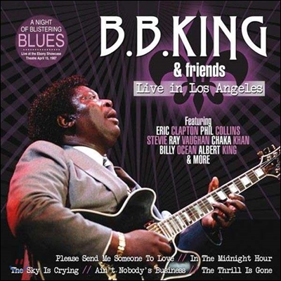 B.B. King & Friends (비비 킹 & 프렌즈) - Live In Los Angeles [LP]