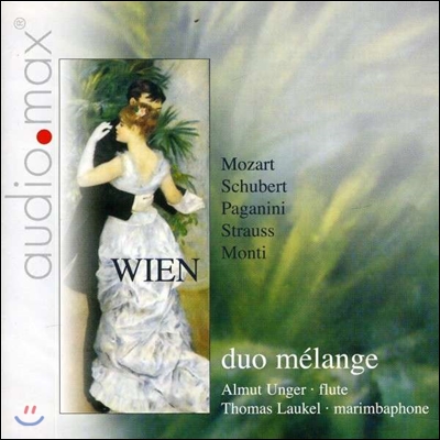 Duo Melange 모차르트 / 슈베르트 / 파가니니 / 슈트라우스: 플루트와 마림바를 위한 편곡집 (Mozart / Schubert / Paganini / J. Strauss)