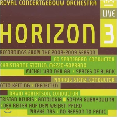 Royal Concertgebouw Orchestra 호라이즌 3 - 2008~2009년 시즌 라이브 (Horizon 3 - Recordings from the 2008-2009 Season)