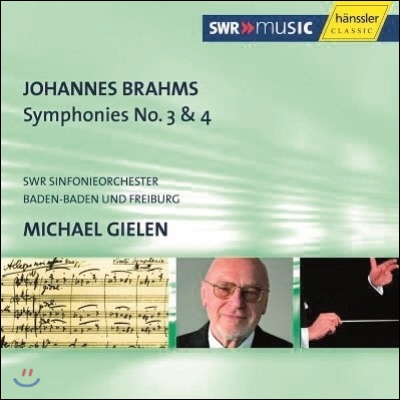 Michael Gielen 브람스: 교향곡 3번, 4번 (Brahms: Symphonies No.3, 4) 미하일 길렌