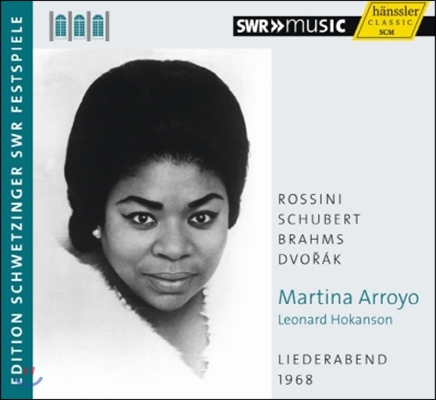 Martina Arroyo 1968년 가곡의 밤 - 로시니 / 슈베르트 / 브람스 (Liederabend 1968 - Rossini / Schubert /Brahms)