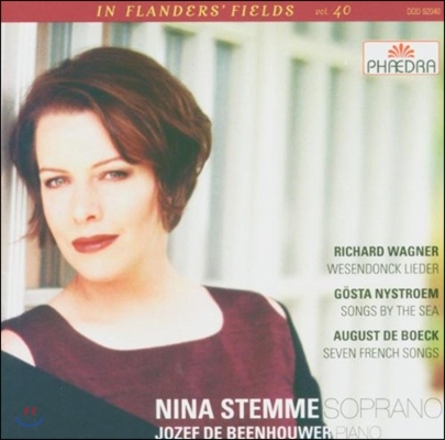 Nina Stemme 플랑드르 음악 40집 - 바그너 / 니스트룀 / 뵈크: 가곡집 (In Flanders&#39; Fields - Wagner / Nystroem / Boeck: Songs)