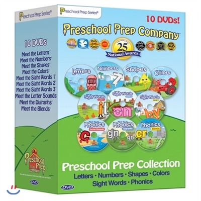 Preschool prep 프리스쿨 프렙 DVD set