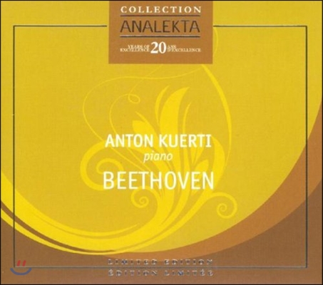 Anton Kuerti 베토벤: 피아노 소나타 30, 31, 32번 (Beethoven: Piano Sonatas Op.109, 110, 111)
