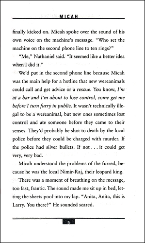 Micah: An Anita Blake, Vampire Hunter Novel