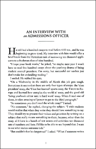 Essays That Worked for College Applications: 50 Essays That Helped Students Get Into the Nation's Top Colleges