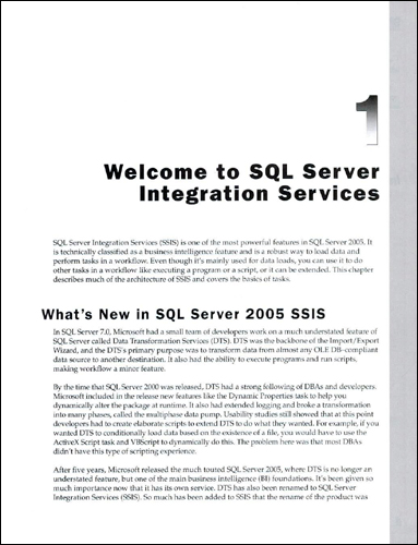 Professional SQL Server 2005 Integration Services