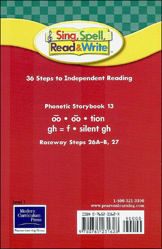Sing, Spell, Read & Write Level 1 : Phonetic Storybook 13