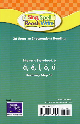 Sing, Spell, Read & Write Level 1 : Phonetic Storybook 6