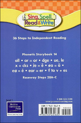 Sing, Spell, Read & Write Level 1 : Phonetic Storybook 14