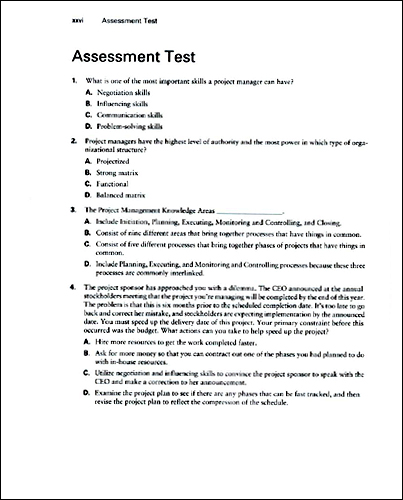 PMP: Project Management Professional Study Guide