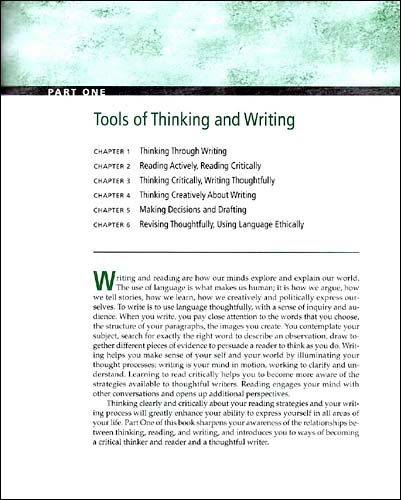 Critical Thinking, Thoughtful Writing : A Rhetoric with Readings