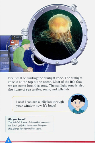 Up and Away in English Reader 6B - Into the Ocean Deep