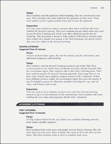 Northstar Building Skills for the TOEFL iBT (Advanced) : Teacher's Manual with ETS Scoring Guide