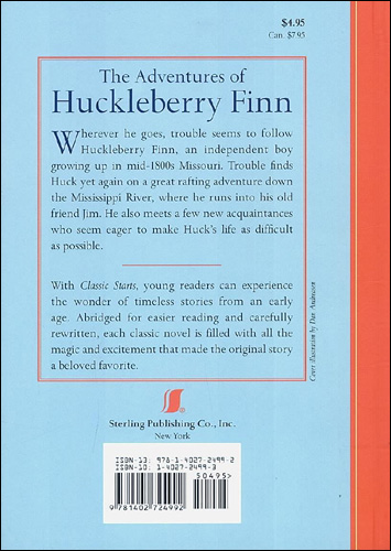 Classic Starts(r) the Adventures of Huckleberry Finn