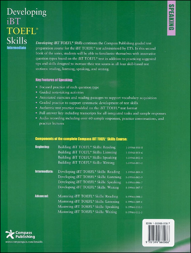 Developing Skills for the TOEFL iBT Speaking : Intermediate