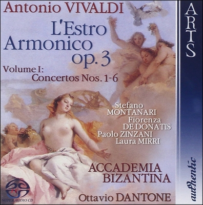 Ottavio Dantone 비발디: 조화의 영감 1 - 협주곡 1-6번 (Vivaldi: L'Estro Armonico Op.3 Vol.1 - Concertos Nos.1-6)