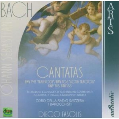 Diego Fasolis 바흐: 칸타타 BWV 198, 106, 196, 아리아 BWV53(Bach: Cantatas, Arias)