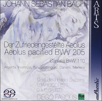 Diego Fasolis 바흐: 칸타타 &#39;부수어라,무덤을 파괴하라 - 평온한 아이올로스&#39; (Bach: Cantatas &#39;Aeolus Pacified&#39; BWV205, BWV110)