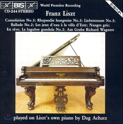 Dag Achatz 리스트: 피아노 작품집 - 헝가리 랩소디, 사랑의 꿈, 발라드 (Liszt: Rhapsodie Hongroise, Liebestraum, Ballade No.2)