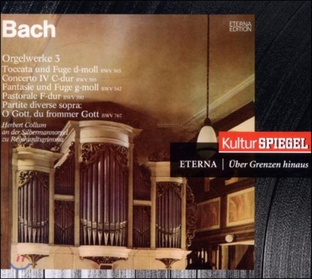 Herbert Collum 바흐: 오르간 작품 3 - 토카타와 푸가, 파스토랄 (Bach: Organ Works 3 - Toccata & Fugue, Pastorale)
