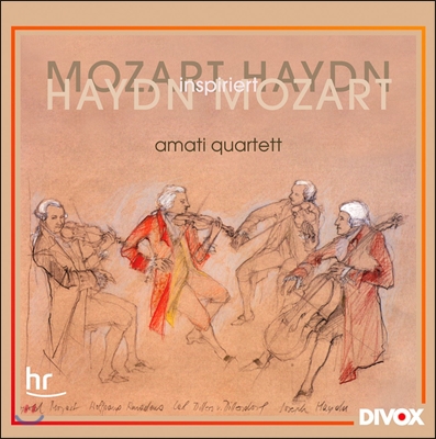 Amati Quartett 모차르트: 현악 사중주 KV170, KV165 '불협화음' / 하이든: 사중주 43번 (Inspiriert - Haydn / Mozart: String Quartet)