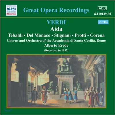 Renata Tebaldi / Alberto Erede 베르디: 아이다 (Verdi: Aida)