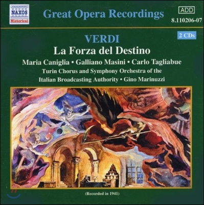 Maria Caniglia / Gino Marinuzzi 베르디: 운명의 힘 (Great Opera Recordings - Verdi: La Forza del Destino)