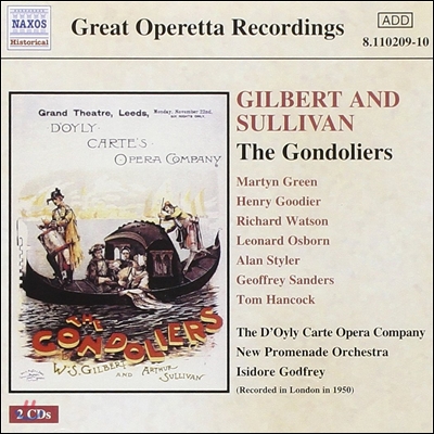 Isidore Godfrey 길버트 & 설리반 - 곤돌라 사공들 (Great Operetta Recordings - Gilbert & Sullivan: The Gondoliers)