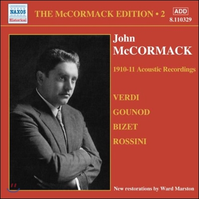 John McCormack 1910~11년 어쿠스틱 레코딩 - 베르디 / 구노 / 비제 / 로시니 (McCormack Edition 2 - Verdi / Gounod / Bizet / Rossini)