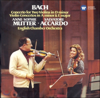 Anne-Sophie Mutter / Salvatore Accardo 바흐: 바이올린 협주곡 1번 2번, 두 대의 바이올린을 위한 협주곡 (Bach: Violin Concertos BWV 1041 1042 1043))