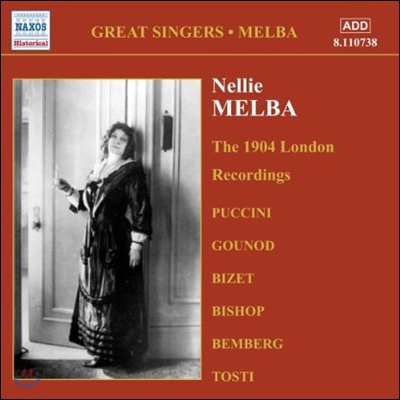 Nellie Melba 넬리 멜바 그라모폰 녹음 2집 1904년 - 푸치니 / 구노 / 비제 / 비숍 (Great Singers - Puccini / Gounod / Bizet / Bishop)