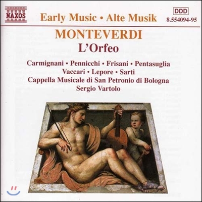 Sergio Vartolo 몬테베르디: 오르페오 (Early Music - Monteverdi: L'Orfeo)