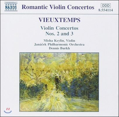 Misha Keylin 비외탕: 바이올린 협주곡 2번, 3번 (Vieuxtemps: Violin Concertos Op.19, Op.25)