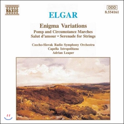 Adrian Leaper 엘가: 수수께끼 변주곡, 위풍당당 행진곡, 사랑의 인사 (Elgar: Enigma Variations, Pomp &amp; Circumstance Marches, Salut d&#39;Amour)