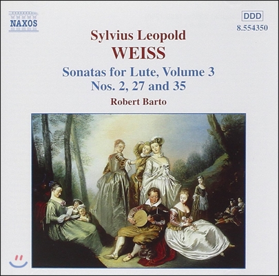 Robert Barto 바이스: 류트 소나타 3집 - 2 27 35번 (Silvius Weiss: Sonatas for Lute Vol.3)
